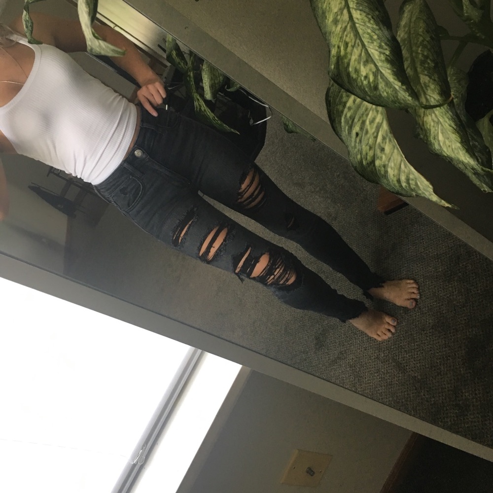 Ripped jegging